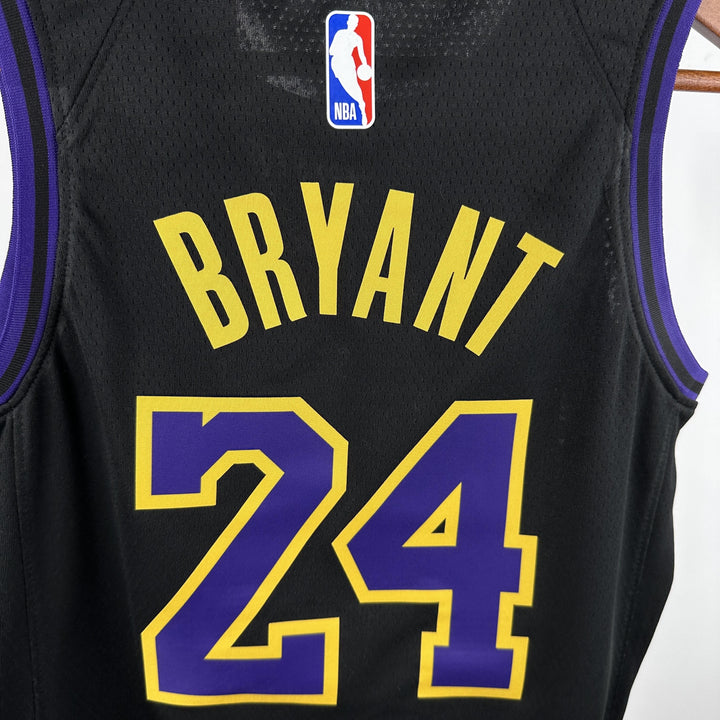 Kids Los Angeles Lakers Bryant #24 – Black (Youth Size)