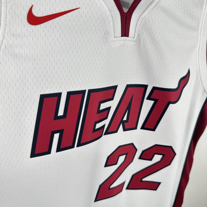 Kids Miami Heat Butler #22 Jersey – White (Youth Size)