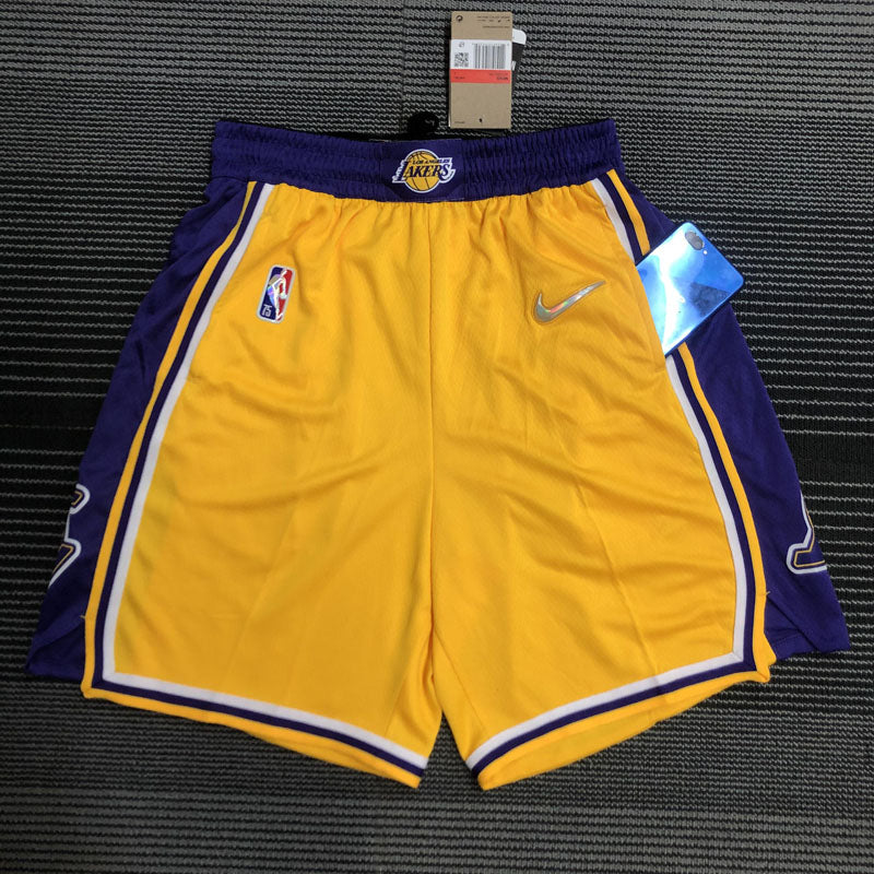 Los Angeles Lakers Icon Edition 75th Anniversary Shorts 2021/22 – Yellow
