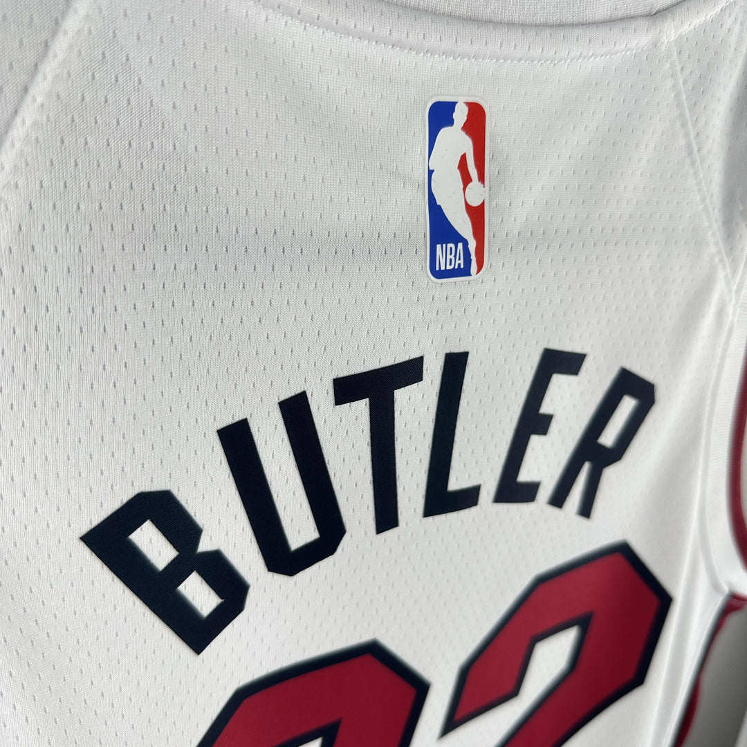 Kids Miami Heat Butler #22 Jersey – White (Youth Size)