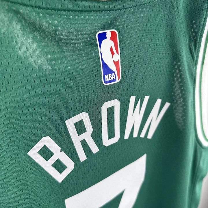 Kids Boston Celtic Brown #7 Jersey – Green (Youth Size)