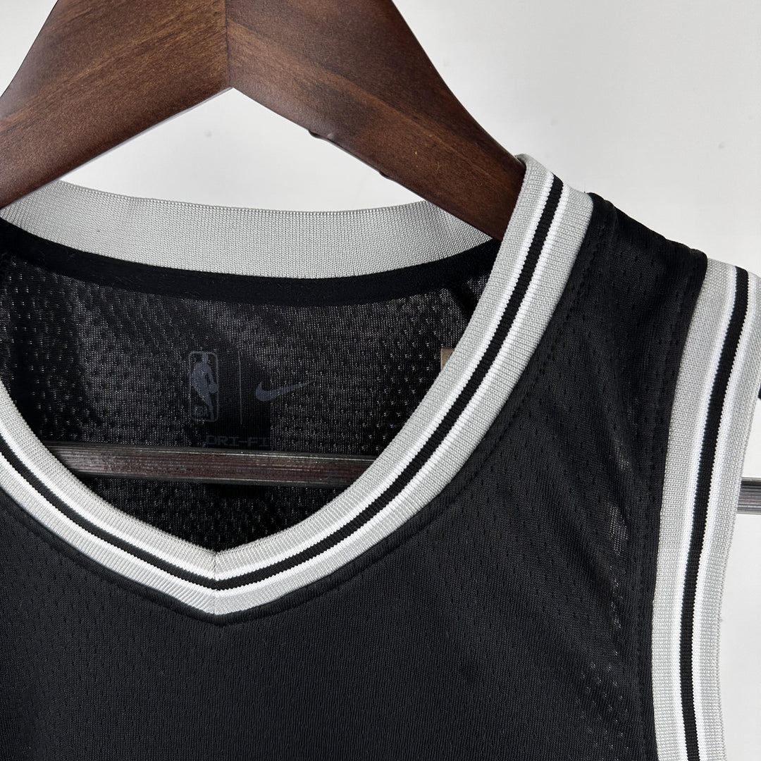 Kids San Antonio Spurs Wembanyama #1 Jersey – Black (Youth Size)