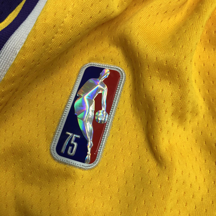 Los Angeles Lakers Icon Edition 75th Anniversary Shorts 2021/22 – Yellow