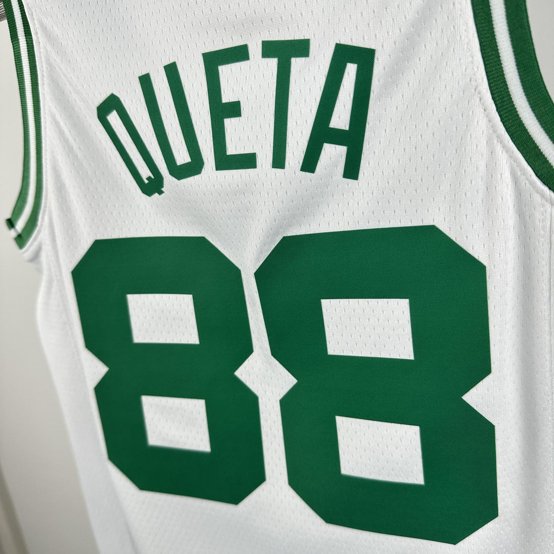 Kids Boston Celtics Neemias Queta #88 Jersey – White (Youth Size)