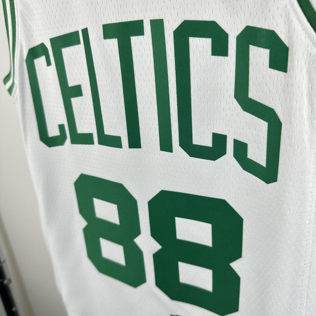 Kids Boston Celtics Neemias Queta #88 Jersey – White (Youth Size)