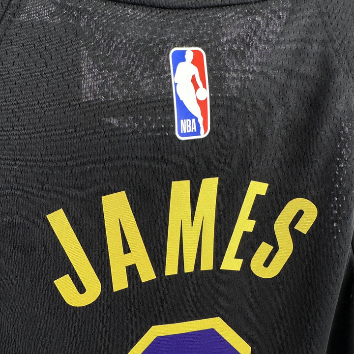 Kids Los Angeles Lakers James #6 Jersey – Black (Youth Size)