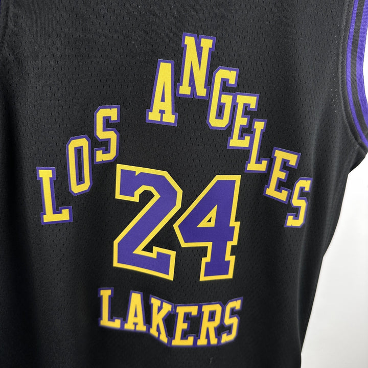 Kids Los Angeles Lakers Bryant #24 – Black (Youth Size)