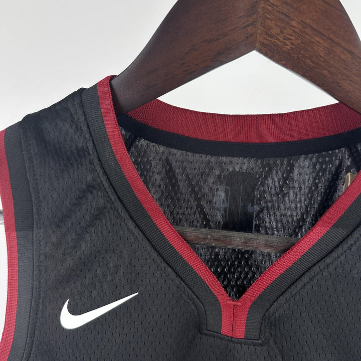 Kids Miami Heat Wade #3 Jersey – Black (Youth Size)