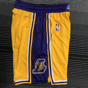 Los Angeles Lakers Icon Edition 75th Anniversary Shorts 2021/22 – Yellow