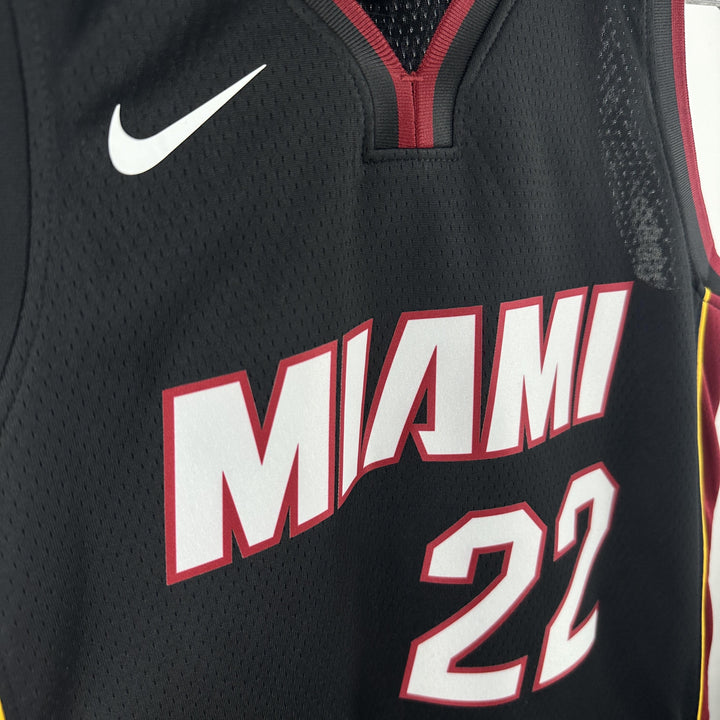 Kids Miami Heat Butler #22 Jersey – Black (Youth Size)