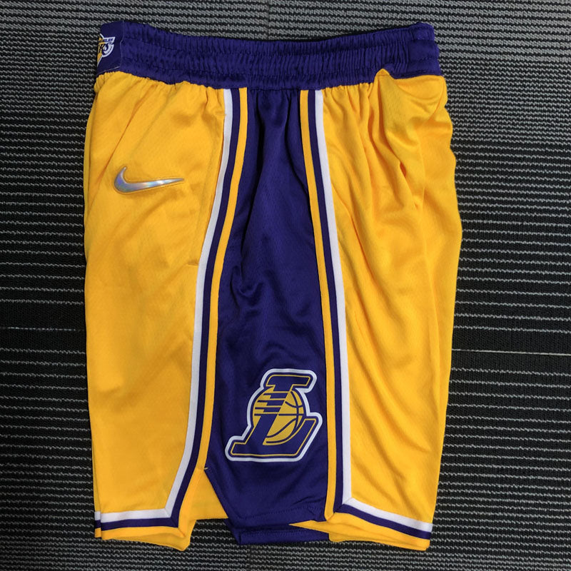 Los Angeles Lakers Icon Edition 75th Anniversary Shorts 2021/22 – Yellow