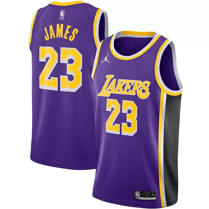 Los Angeles Lakers Statement Edition Jersey 24/25 – LeBron James (Purple)