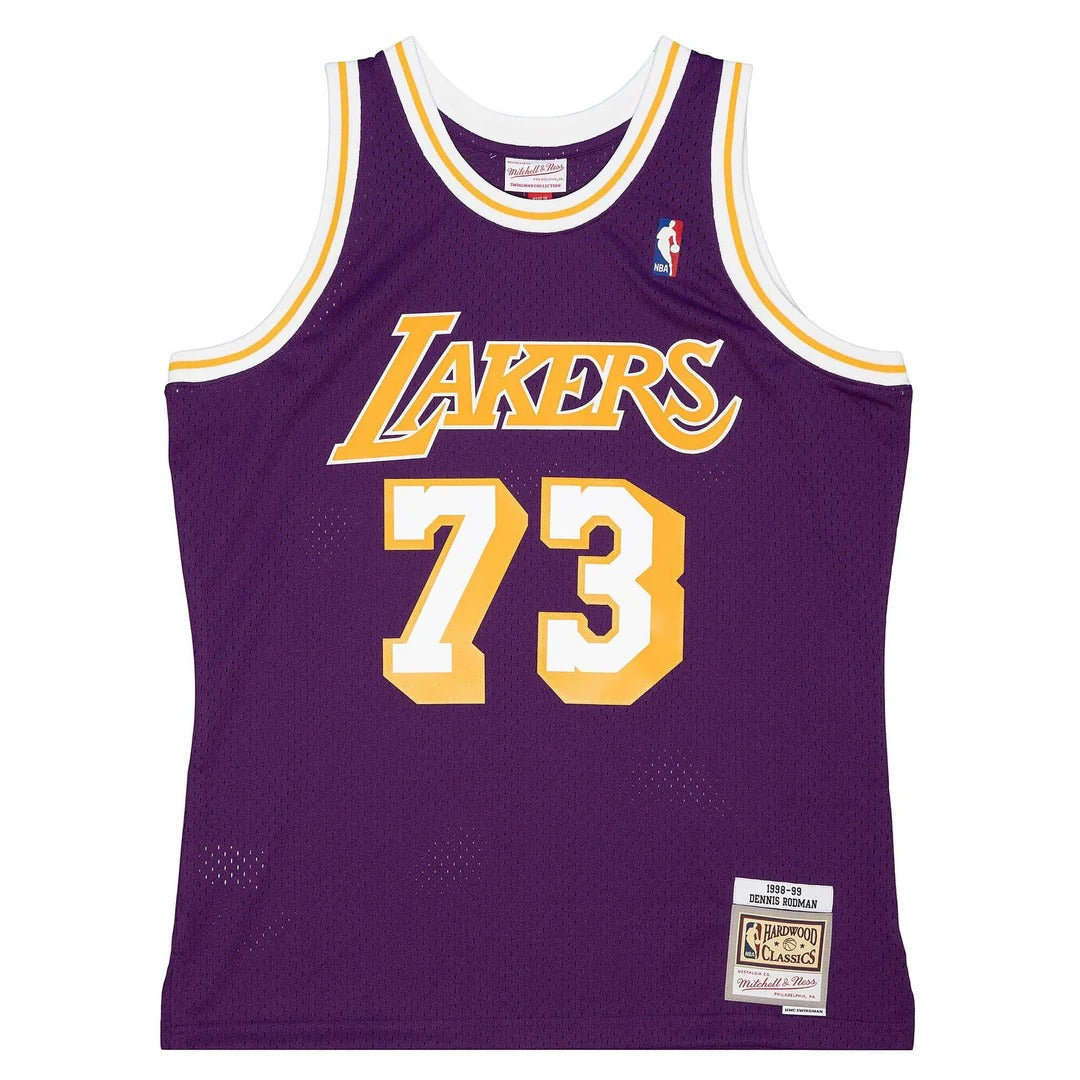 Lakers Retro Jersey – Mitchell & Ness 98/99 Dennis Rodman (Purple)