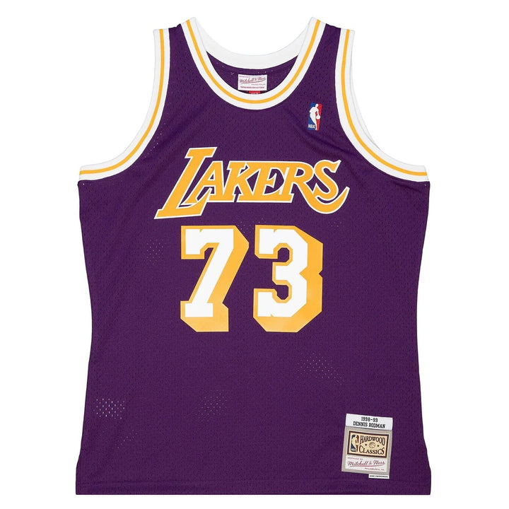Lakers Retro Jersey – Mitchell & Ness 98/99 Dennis Rodman (Purple)