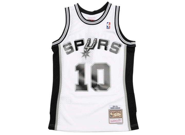 Spurs Retro Jersey – Mitchell & Ness 93/94 Dennis Rodman (White)