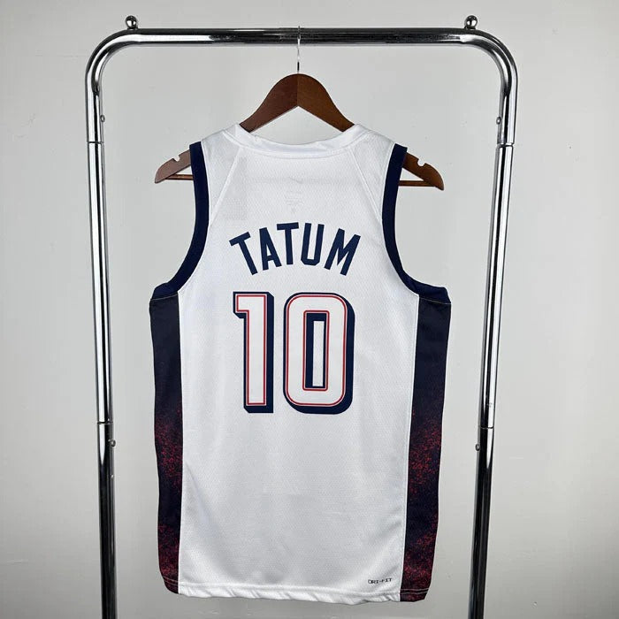 USA National Basketball Jersey – Olympics 2024 (White)