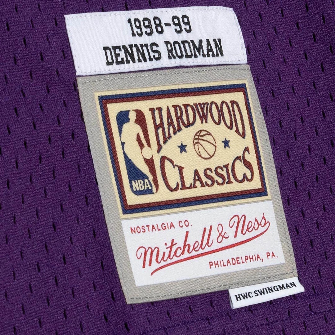 Lakers Retro Jersey – Mitchell & Ness 98/99 Dennis Rodman (Purple)