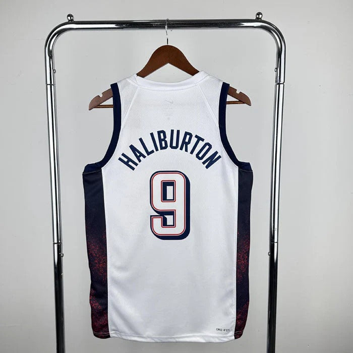 USA National Basketball Jersey – Olympics 2024 (White)