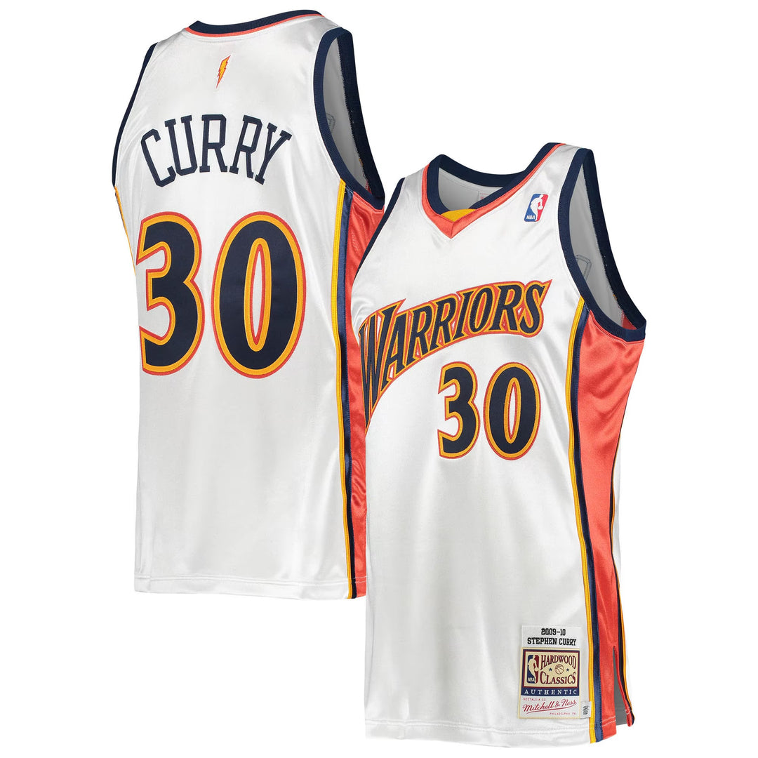 Golden State Warriors Retro 09/10 Home Jersey – Stephen Curry #30