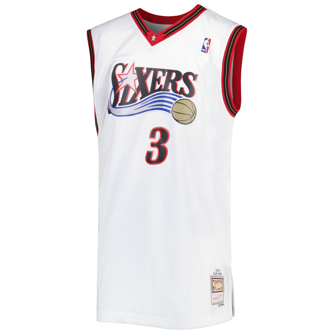 76ers Retro Jersey – Mitchell & Ness 97/98 Allen Iverson (White)