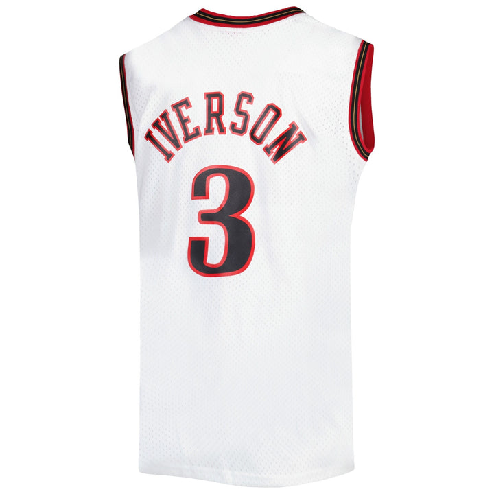 76ers Retro Jersey – Mitchell & Ness 97/98 Allen Iverson (White)
