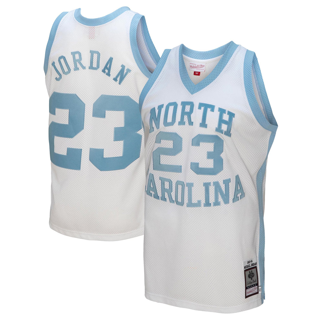 North Carolina Retro Jersey – Mitchell & Ness 83/84 Michael Jordan (White)