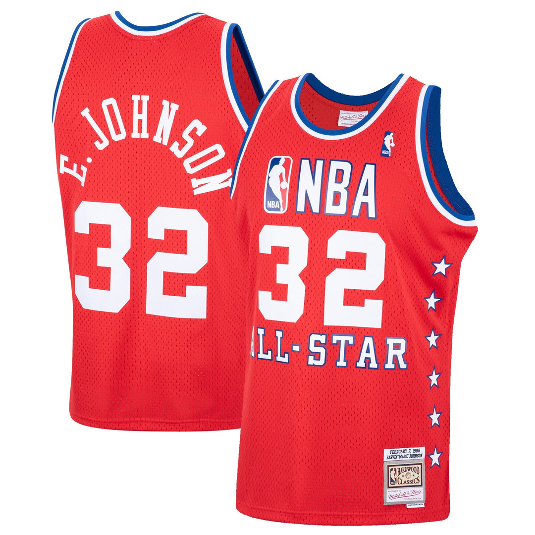 All-Star Game Jersey – Magic Johnson #32 – Red