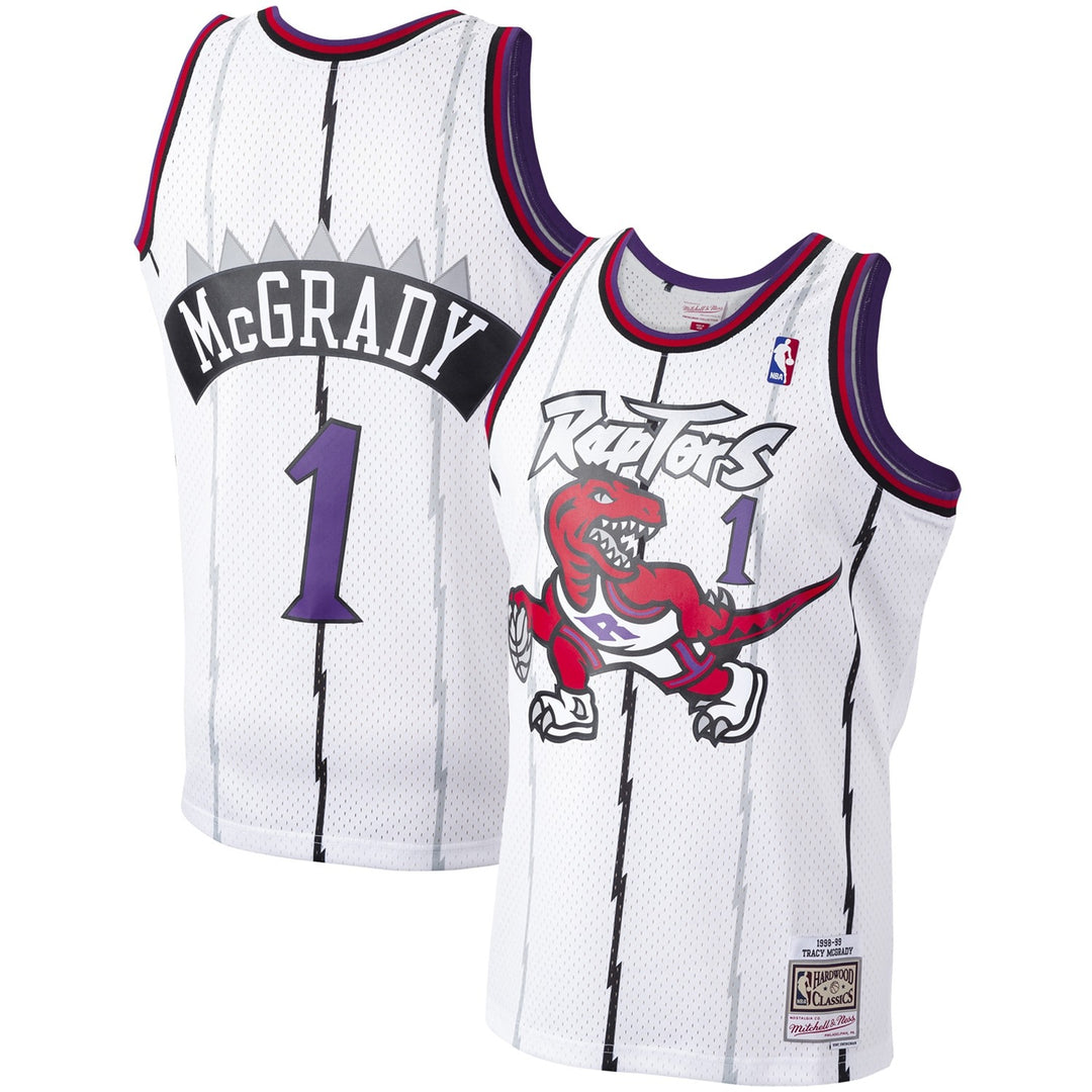 Toronto Raptors Retro Mitchell & Ness 98/99 Tracy McGrady Jersey – White