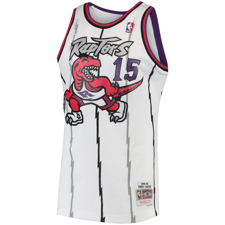 Toronto Raptors Retro Mitchell & Ness 98/99 Vince Carter Jersey – White