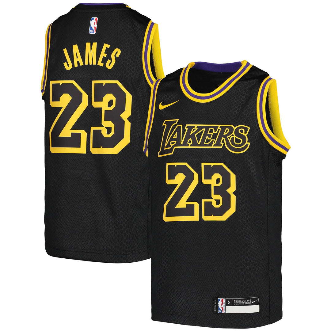 Los Angeles Lakers LeBron James #6 Jersey – Kids (Black)
