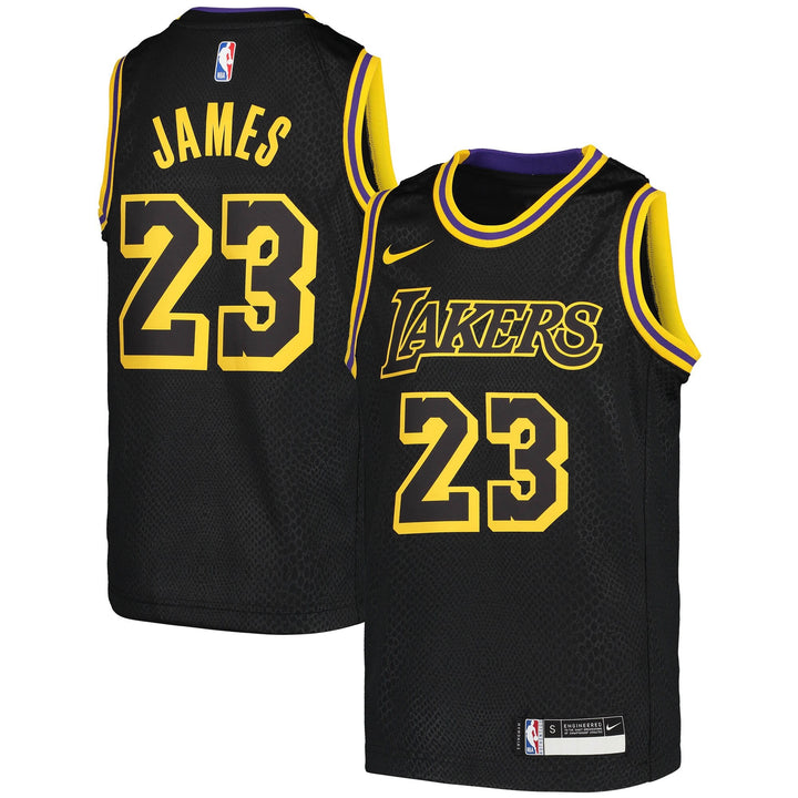 Los Angeles Lakers LeBron James #6 Jersey – Kids (Black)