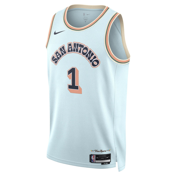 San Antonio Spurs City Edition 23/24 – Victor Wembanyama #1 – Off White