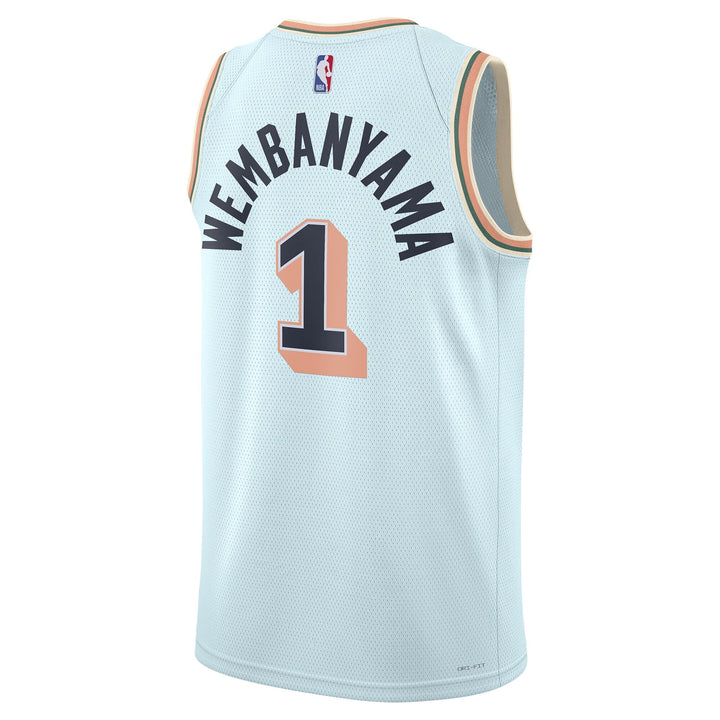 San Antonio Spurs City Edition 23/24 – Victor Wembanyama #1 – Off White