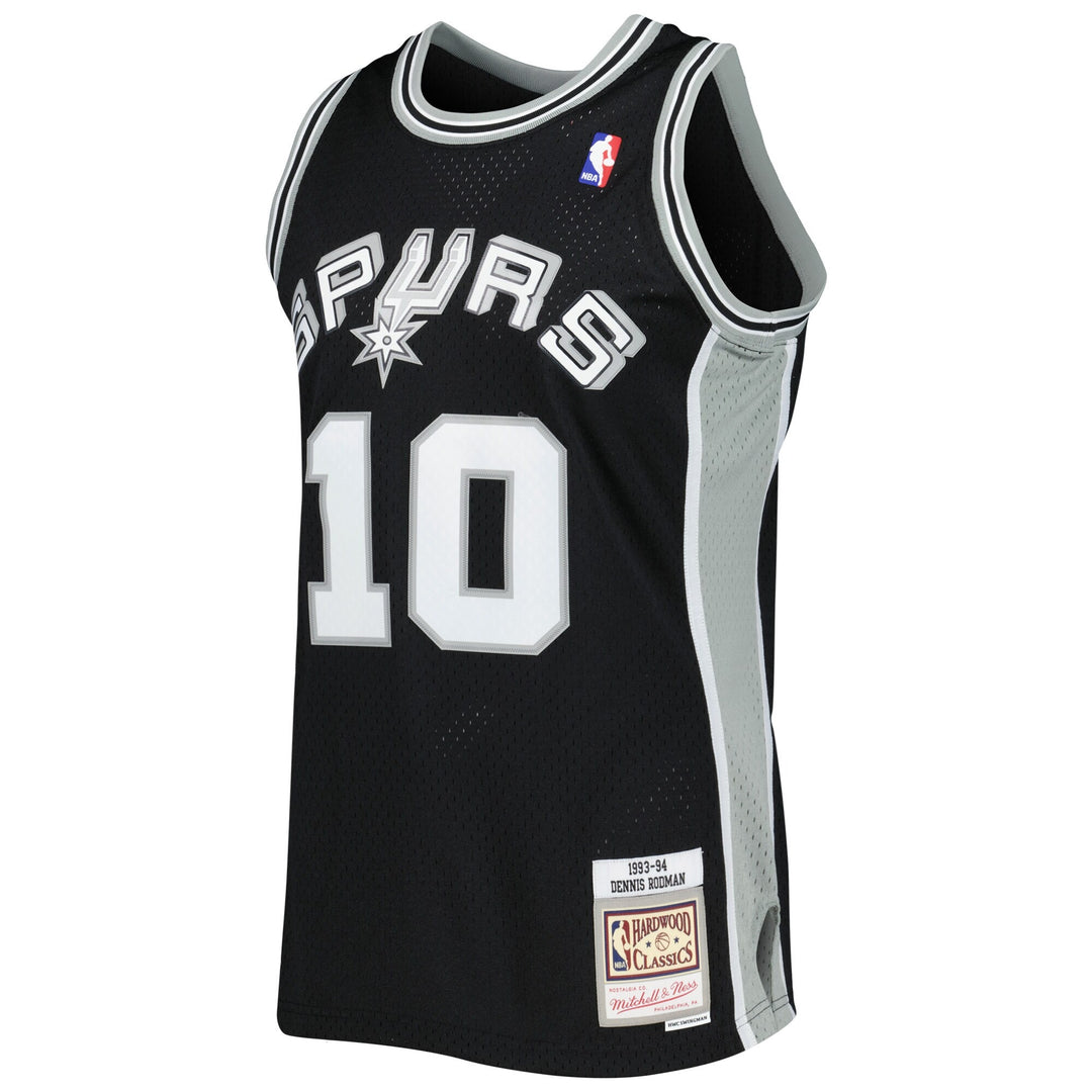 Spurs Retro Jersey – Mitchell & Ness 93/94 Dennis Rodman (Black)