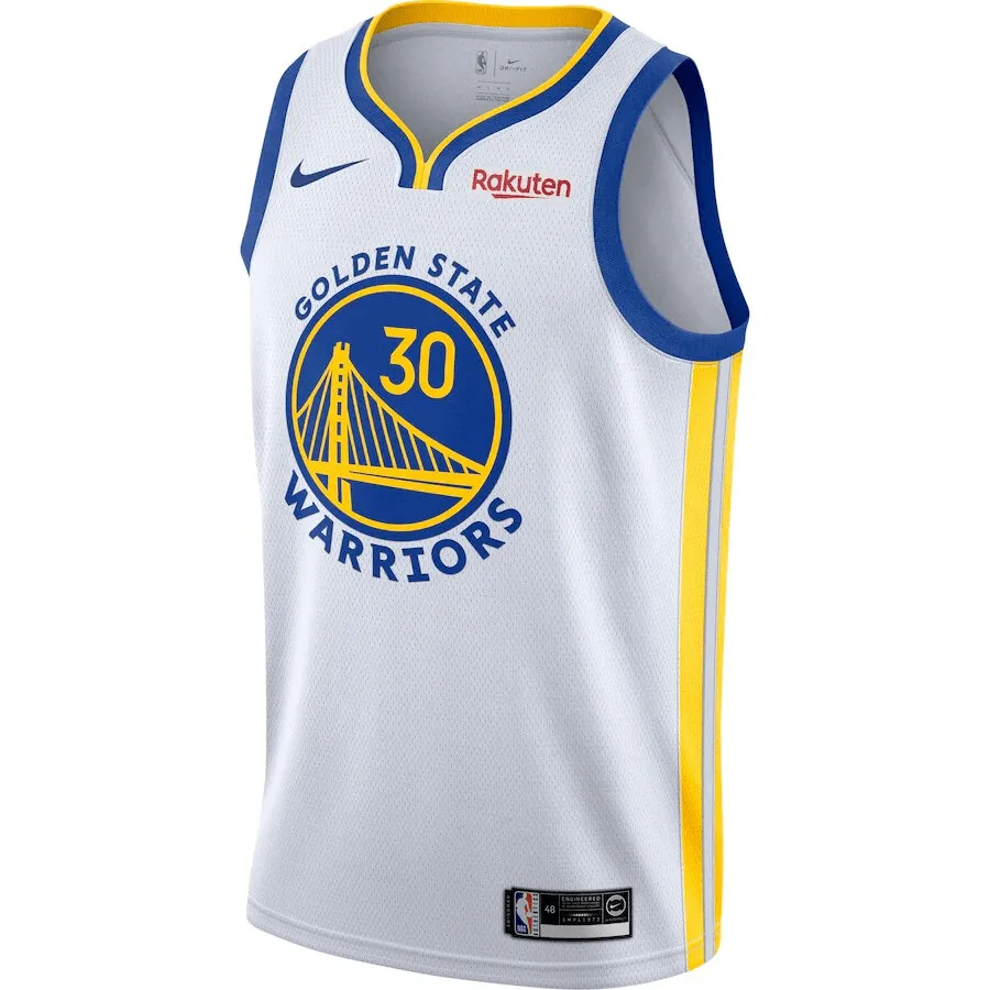 Golden State Warriors 75th Anniversary Edition Jersey – Stephen Curry White