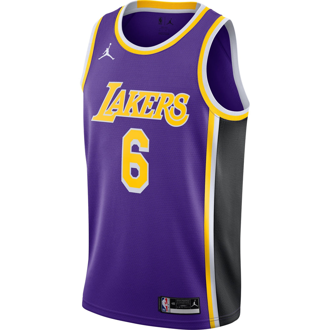 Los Angeles Lakers 75th Diamond Edition 21/22 LeBron James #6 Jersey – Purple