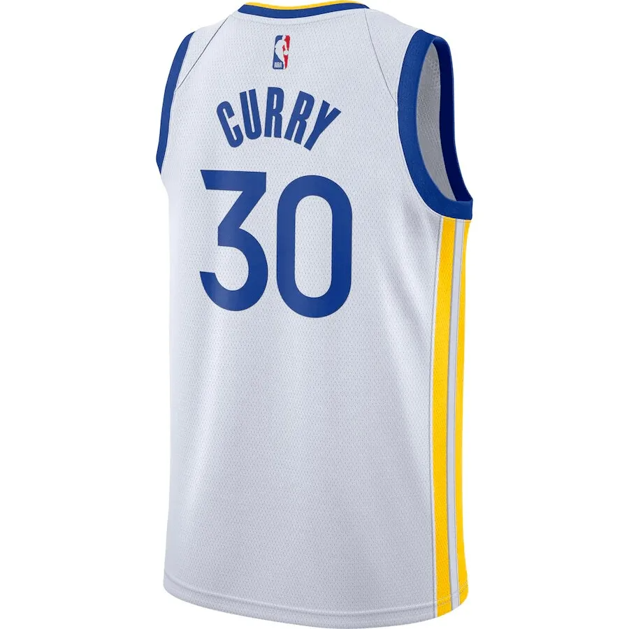 Golden State Warriors 75th Anniversary Edition Jersey – Stephen Curry White