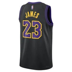 Los Angeles Lakers City Edition 23/24 LeBron James Jersey – Black