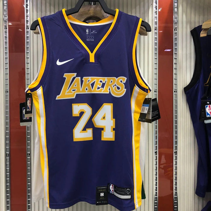 Los Angeles Lakers Kobe Bryant #24 Purple Jersey
