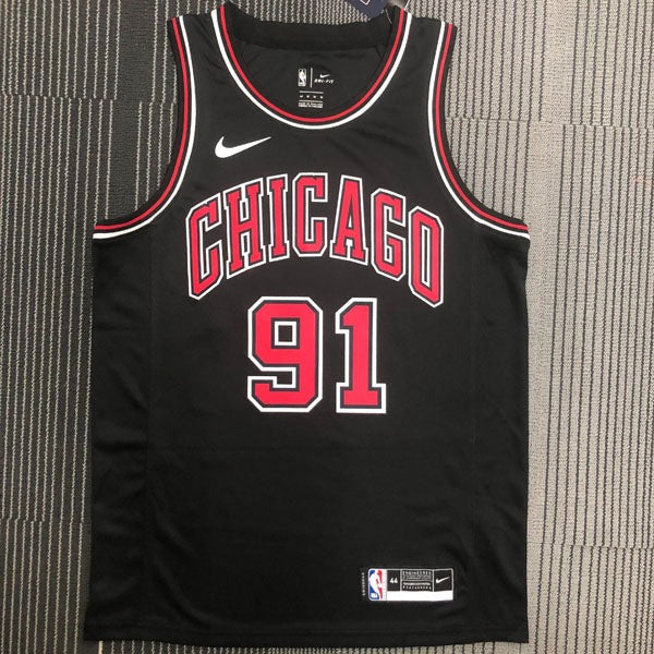 Chicago Bulls Dennis Rodman Jersey – Black