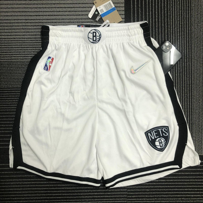 Brooklyn Nets Association Edition 75th Anniversary Shorts 2021/22 – White