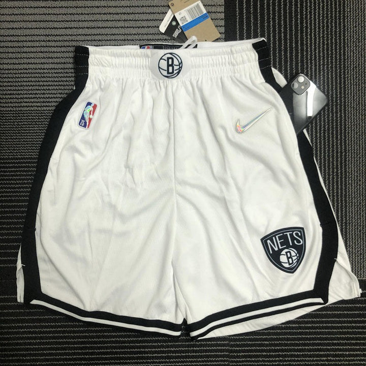 Brooklyn Nets Association Edition 75th Anniversary Shorts 2021/22 – White