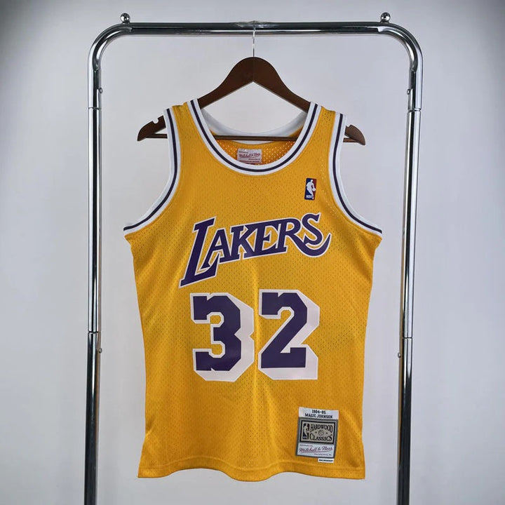 Lakers Retro Jersey – Mitchell & Ness 84/85 Magic Johnson (Yellow)