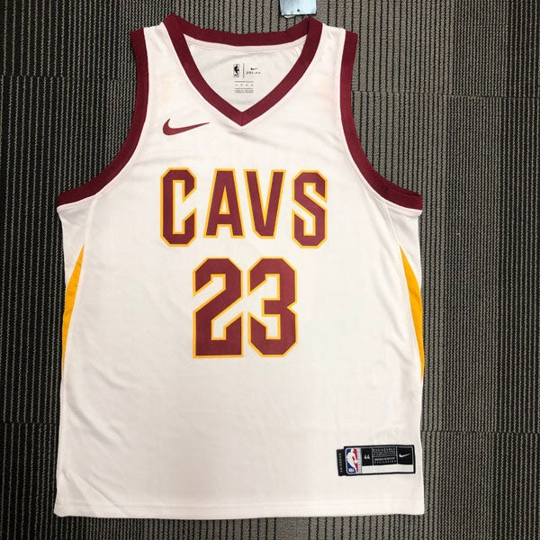 Cleveland Cavaliers Association Edition 2017 LeBron James Jersey – White