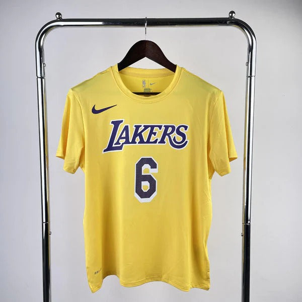 Los Angeles Lakers LeBron James DRI-FIT Shirt – Yellow