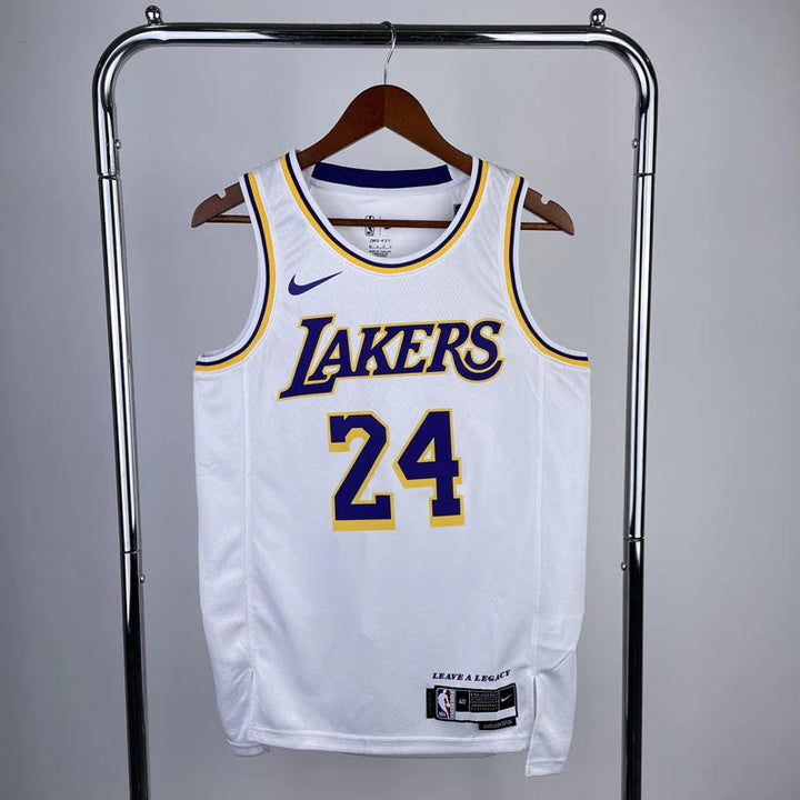 Lakers Association Edition Kobe Bryant #24 Jersey – White