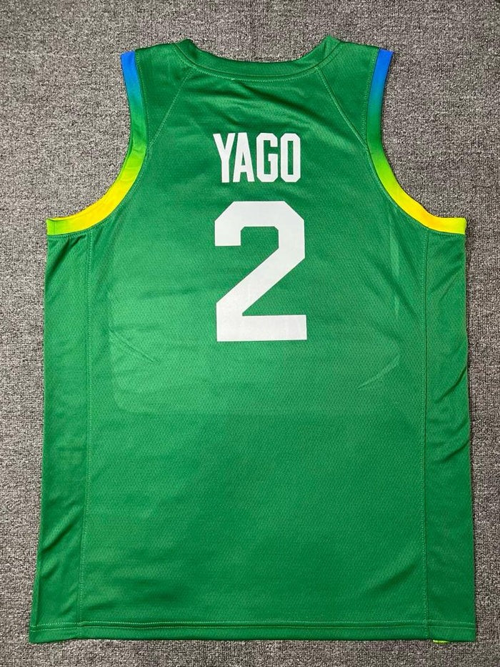 Brazil National Basketball Jersey 24/25 – Olympics (Green)
