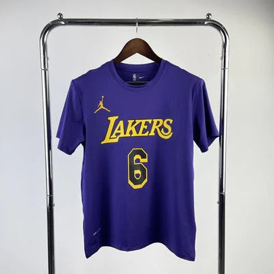 Los Angeles Lakers LeBron James #6 DRI-FIT Shirt – Purple