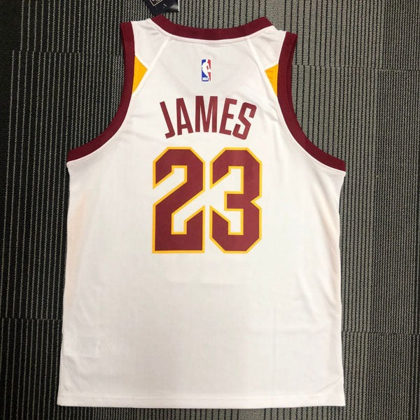 Cleveland Cavaliers Association Edition 2017 LeBron James Jersey – White
