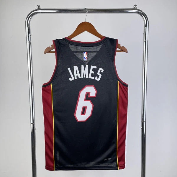 Miami Heat Icon Edition LeBron James Jersey – Black